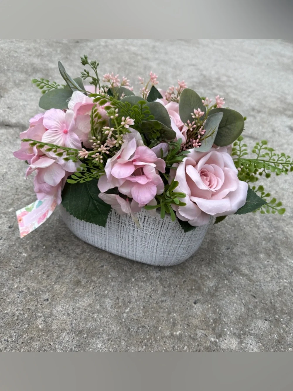 Elegant Pink Floral Arrangement - NWT